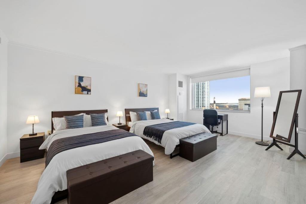 Astonishing Ocean Front Condo Cozysuites At Showboat Atlantic Stadt Exterior foto